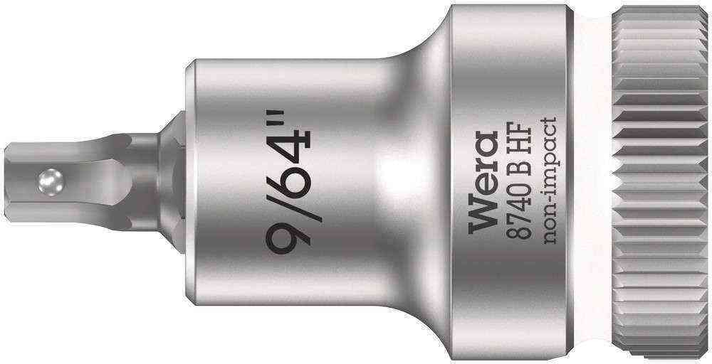 Wera 8740 B HF Hex-Plus 3/8 Lokma 9/64x35mm 05003082001